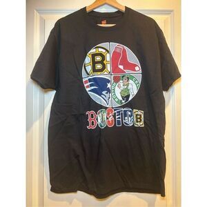 Boston Pro Sports Teams T-shirt size Large